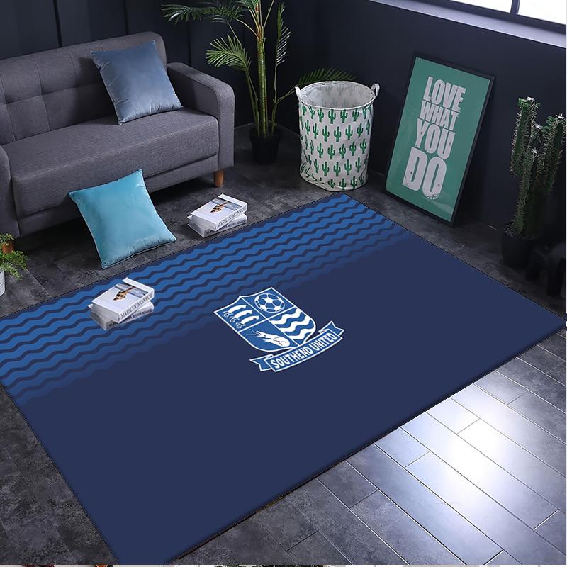 1PC rug Southend Crest Design Carpet, Chair Rug,Area Rug for Office Bedroom living rooms bedroom, Doormat decor Christmas fan gifts