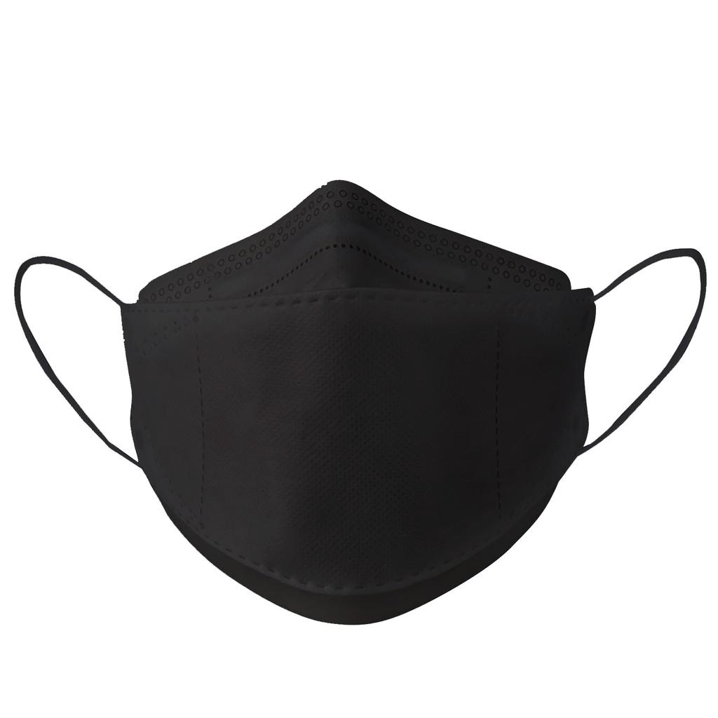 Adult Disposable Face Masks With 3D Designs 4-Ply Breathable Face Mask, Fish Mouth Design, With Hook