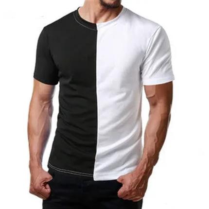 26. New popular casual and comfortable short-sleeve T-shirt, 3D printing technology, suitable for layering and outerwear, loose striped short-sleeve