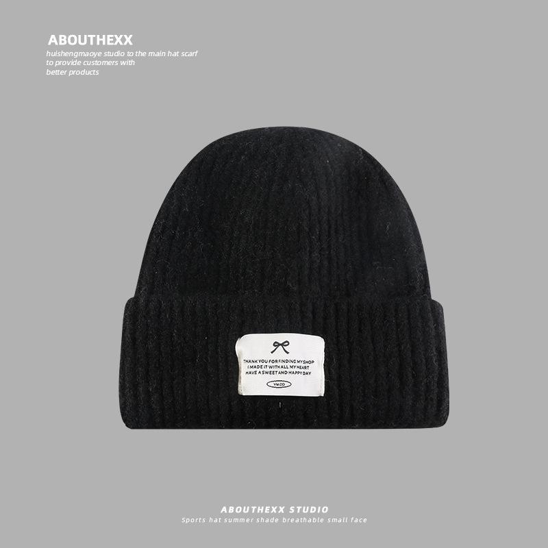 Ear Protection Warm and Cold Proof Knitted Hat  Large Head Circumference  Face Showing Small Wool Blended Japanese Cold Hat for Men