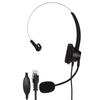 H360‑RJ9‑VA Telephone Headset RJ9 Plug Black Volume Adjustment Single Sided Business Headset for Call Centers Offices