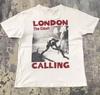 Футболка The Clash London Calling Унисекс Хлопковая футболка Все размеры Унисекс Футболка