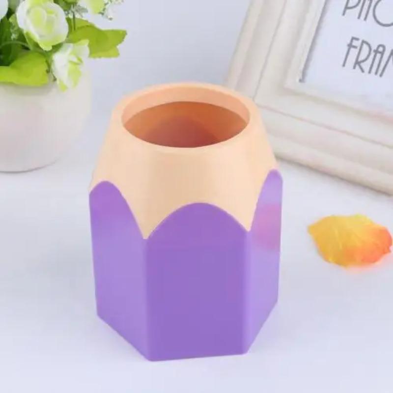 Creative Makeup Brush Holder Pen Vase Pencil Pot Tidy Stationery Storage Organizer Desk Container Pen Holders