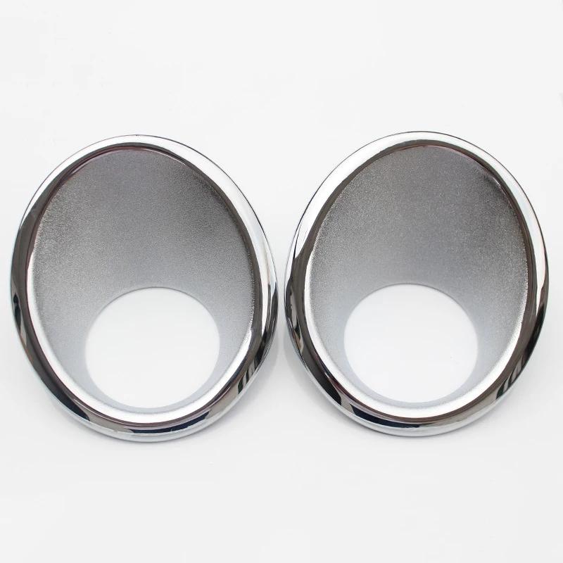 For Suzuki Vitara 2016- ABS Chrome Front Bumper Fog Light Cover Trim Lamp Decorative Frame Car Accessories