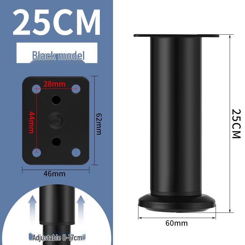 Регулируемые ножки из нержавеющей стали для дивана, тумбы под телевизор, журнального столика, шкафчика для ванной и кровати.