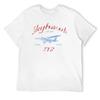 Футболка с дизайном пилота Cessna 172 Skyhawk Classic Vintage черная Персонализированная футболка мужские футболки высшего качества