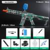 Электрический игрушечный пистолет M416 Ball Blaster - высокоскоростной, металлический, перезаряжаемый - подарок на Хэллоуин, День благодарения. Пули не входят в комплект