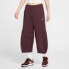 Nike Спортивные брюки Phoenix Fleece для женщин, свободные, со средней посадкой, фасона "бочка"
