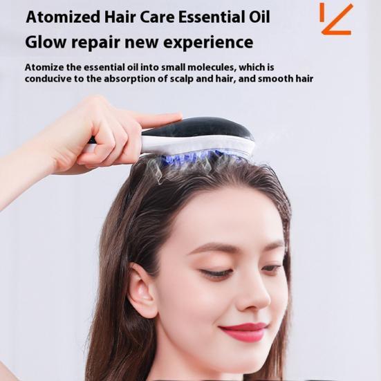 Hair Growth Comb Light Therapy for Thicker Healthier Hair Portable Hair Massager Handheld Scalp Device