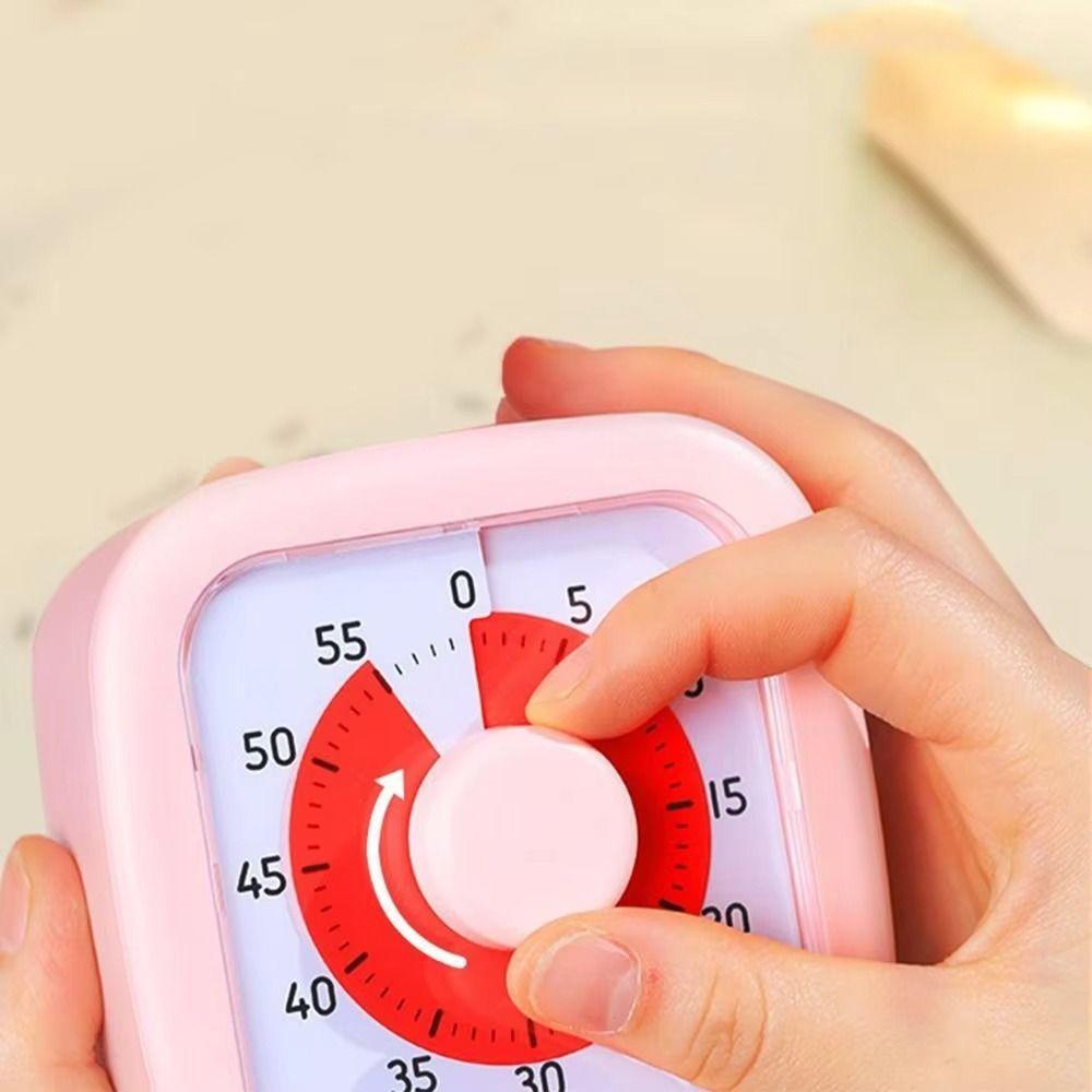 60-minute Desk Timer Silent Operation Classroom Timer Multifunction Visual Timer for Kids