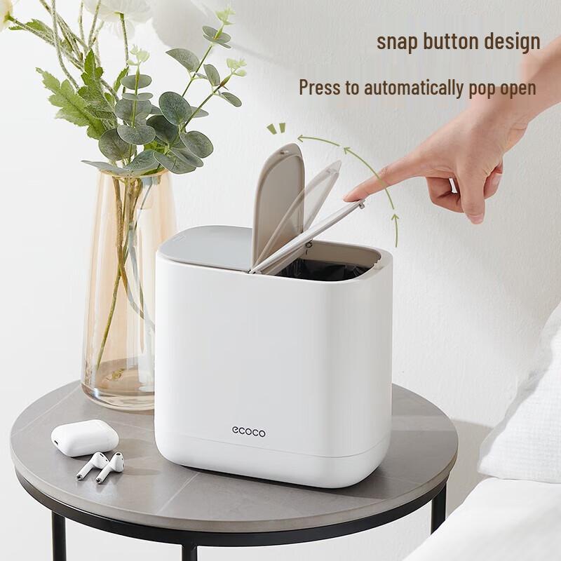 ecoco Multi-purpose Desktop Tissue Box with Mini Trash Can