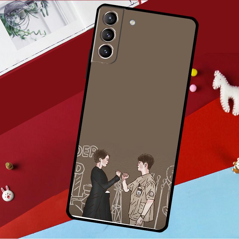Корейская дорама «Всё в порядке, если ты не в порядке» Чехол для Samsung Galaxy S25 S23 S22 S20 S24 Ultra S9 S10 Plus S21 FE S25 FE Чехол для телефона