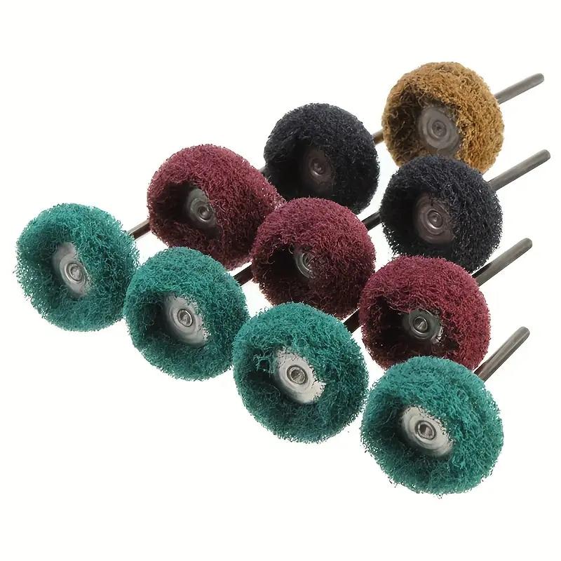 5-20 Pieces Mini Drill Bits Nylon Abrasive Brush Wire Polishing Wheel Rotary Hand Tools Accessories Set Rust Remover