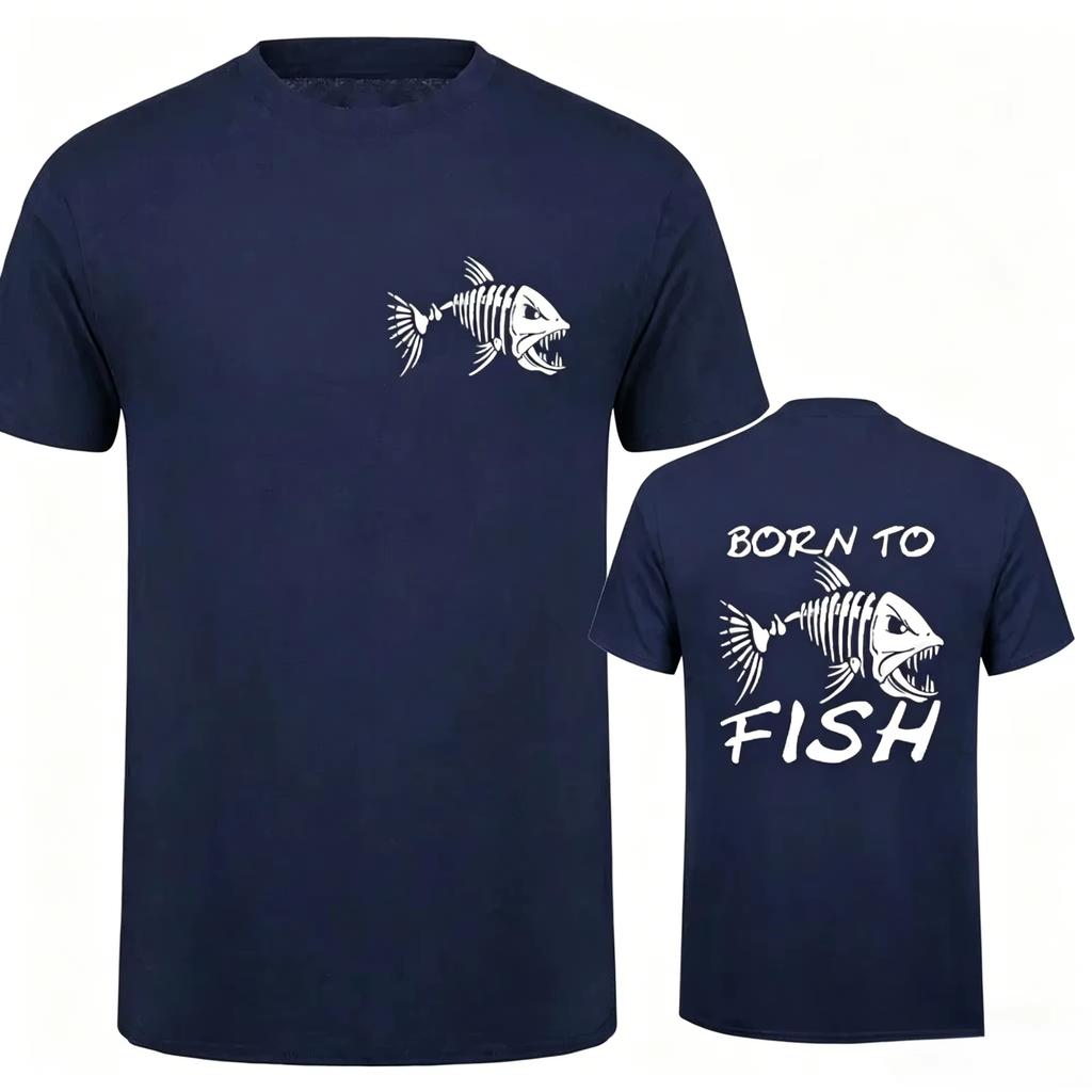 Fashionable Fisherunisex TShirt Fun ShortSleeved For Fishing Enthusiasts Casual Street Polyester Fabric 2026 Summer T Shirt