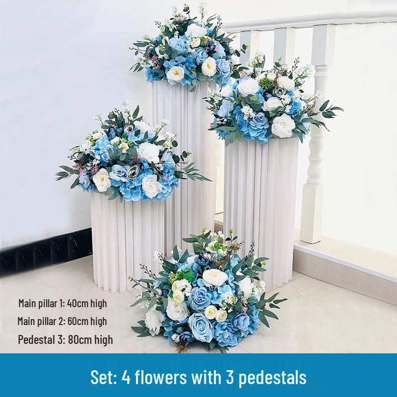 Artificial Silk Floral Centerpieces & Aisle Markers for Weddings, Events, and Displays