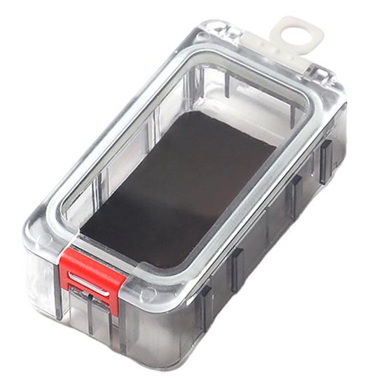 Коробка для рыболовных приманок, светящаяся в темноте, магнитная, прозрачная, портативная, водонепроницаемые, рыболовные крючки, мягкая и жесткая наживка, инструменты для рыбалки, чехол-органайзер для снаряжения