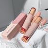 TOOTDODO Коричневый матовый блеск для губ: Мягкий фокус, Кремовое молочное покрытие, Стойкая, Осветляющая помада, Трансграничный цветной макияж.