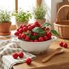 Lifelike Simulation Blueberry Realistic Loquat Fruit Model Fruit String Artificial Cherry  Kitchen