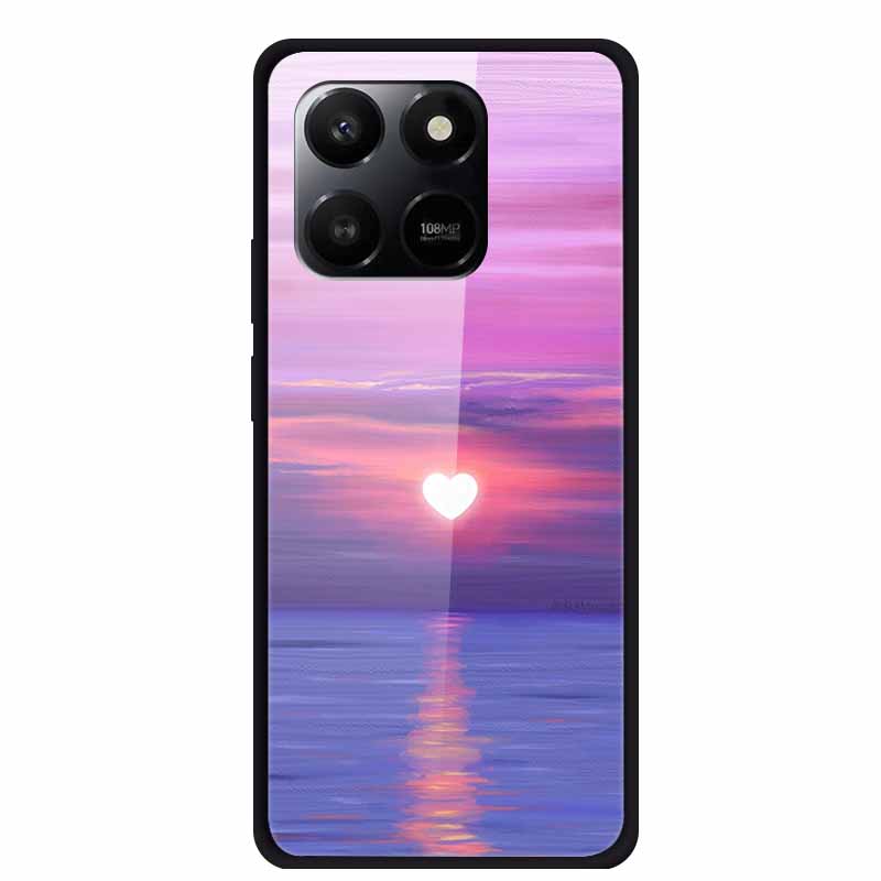 Стеклянная задняя крышка 6,77" для Honor 400 Smart X7d 2025 Чехол Закаленное стекло Чехол для Honor Play 10T 5G Чехол Защитные Fundas Чехлы