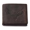 Zeus Vintage Brown Leather Bi-Fold Wallet for Men, 6 Card Slot