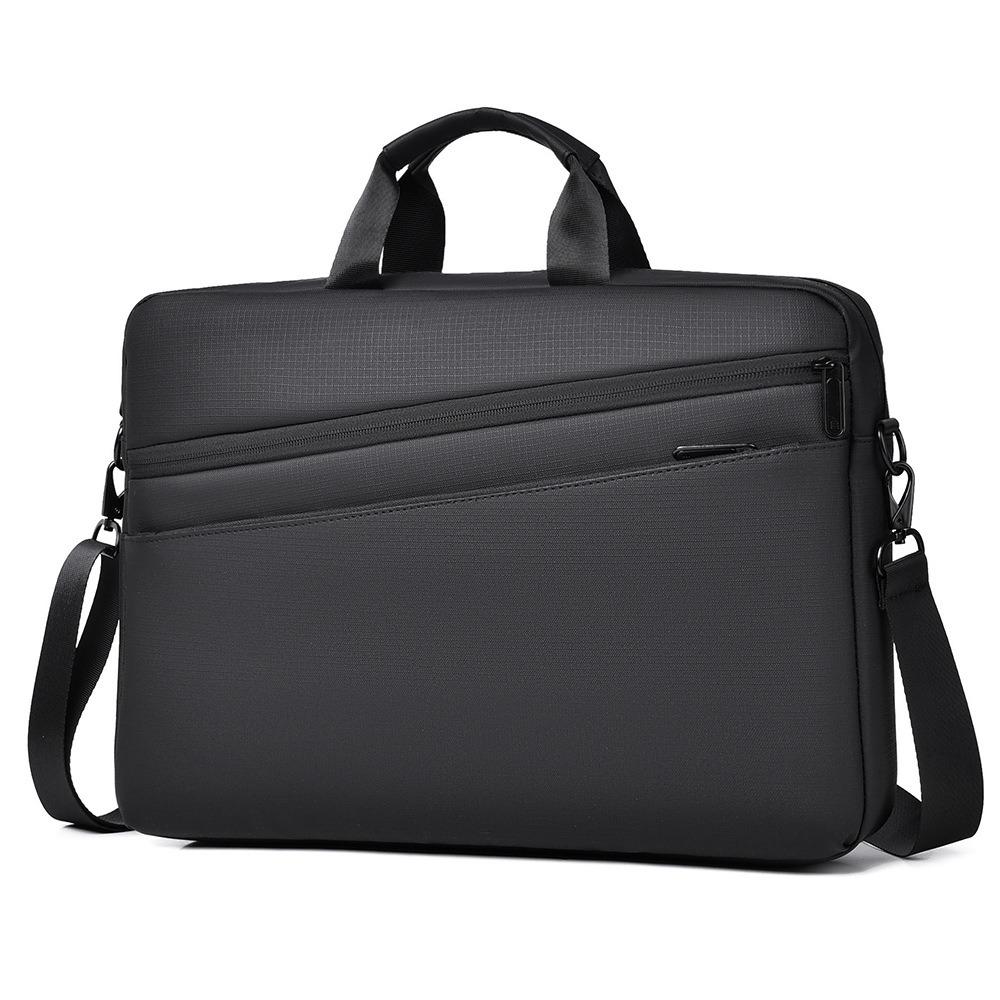 15.6inch Business Laptop Bag with Handle Briefcase Portable Laptop Bags Simple Shoulder Strap Laptop Shoulder Bag Office Use