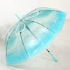 Umbrelă automată de meduze cu mâner lung nou umbrelă de soare de plajă unică cu gradient transparent din plastic unisex Guarda Chuva echipament de ploaie