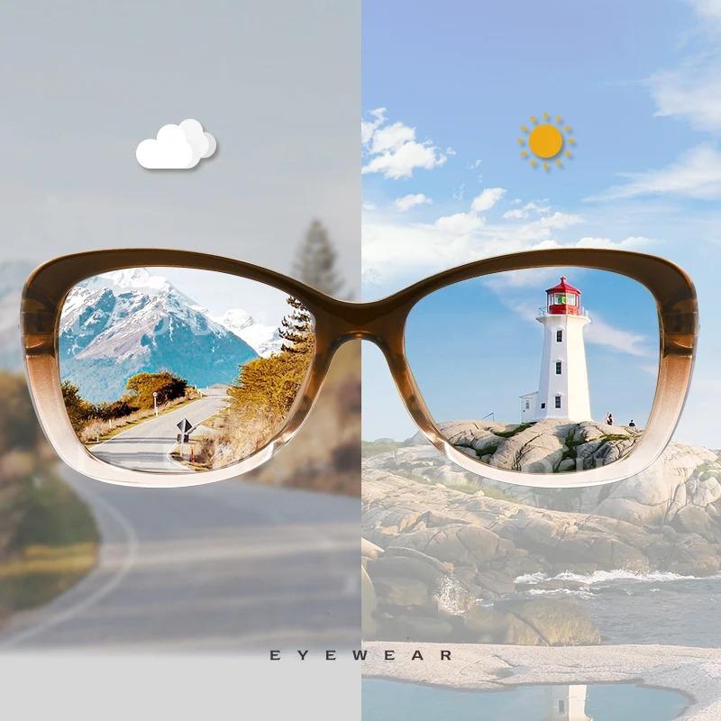 Неполяризованные солнцезащитные очки-бабочки для женщин, роскошный дизайн, элегантные женские солнцезащитные очки, модные очки с градиентом «кошачий глаз»