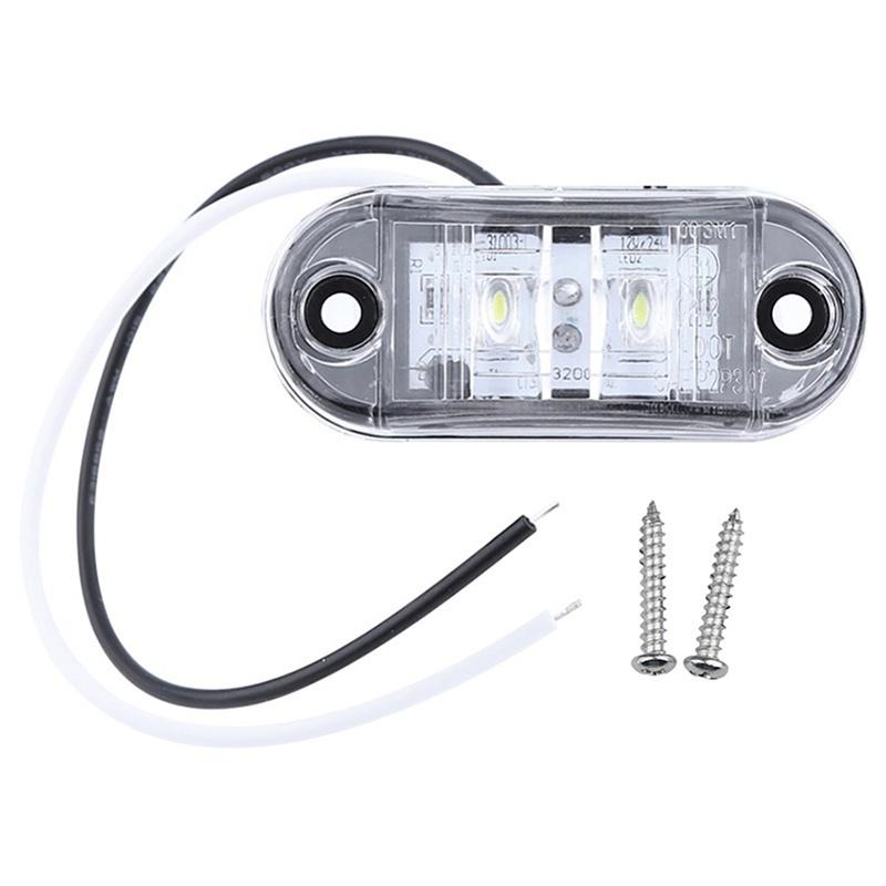 1pc 24v 12v Led Side габаритные огни для прицепов грузовиков Caravan боковой габаритный фонарь лампа