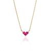 Ruby Heart Necklace