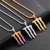 Hip Hop Men's Necklace Magic Grab Stainless Steel Necklace