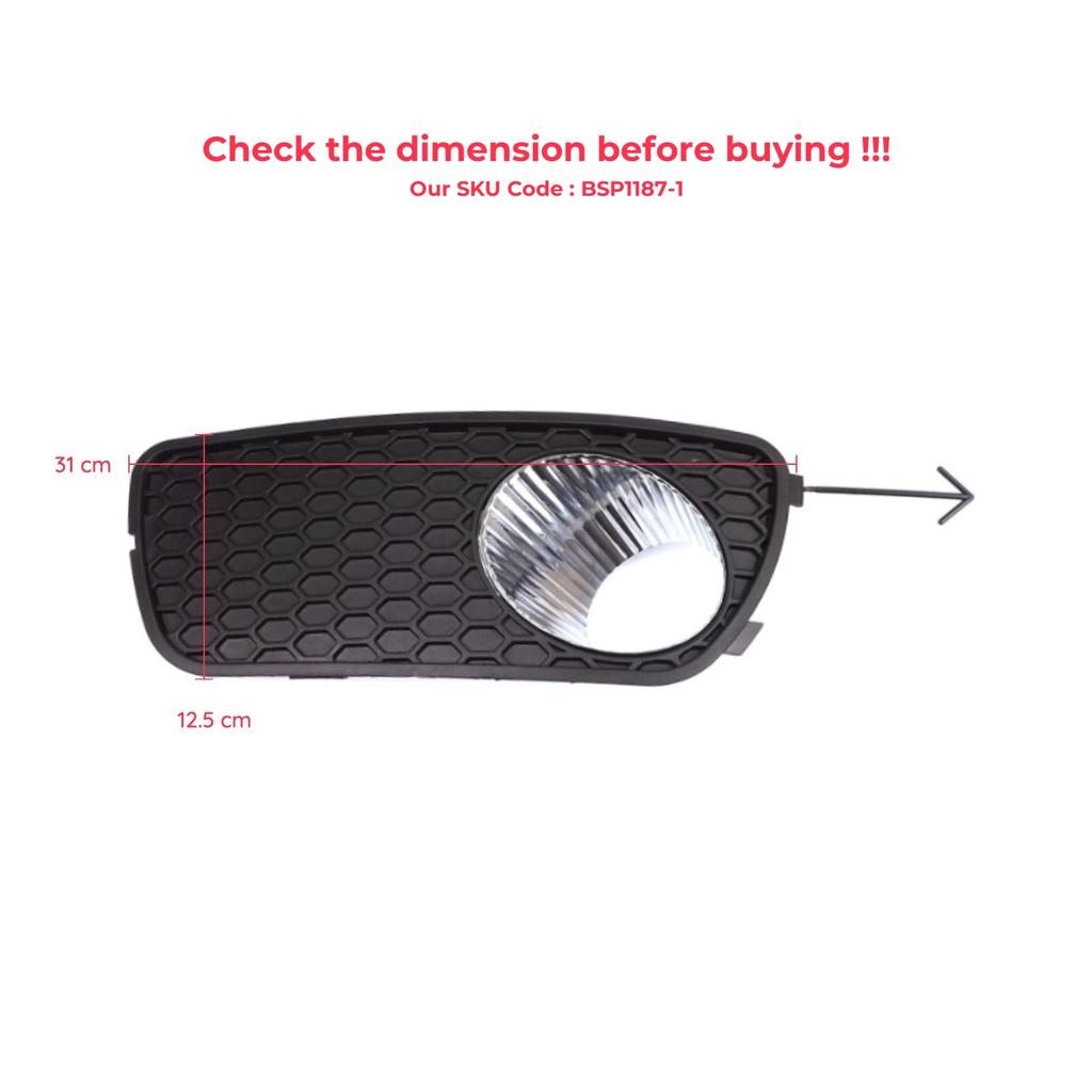 ESP1187-1 Корпус противотуманной фары переднего бампера левый для Fiat Palio Siena MK1 178 2007-2016 Albea 2002-2012 51703147