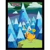 Adventure Time Green Sky Framed Poster