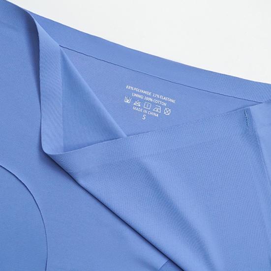 Женские трусы, бесшовные однотонные мягкие влагоотводящие эластичные женские трусы со средней талией, спортивные трусы