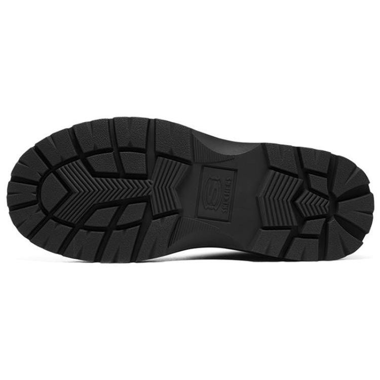 Skechers Ботинки Мартина средней высоты, без шнуровки, женские, черные 167343-BBK