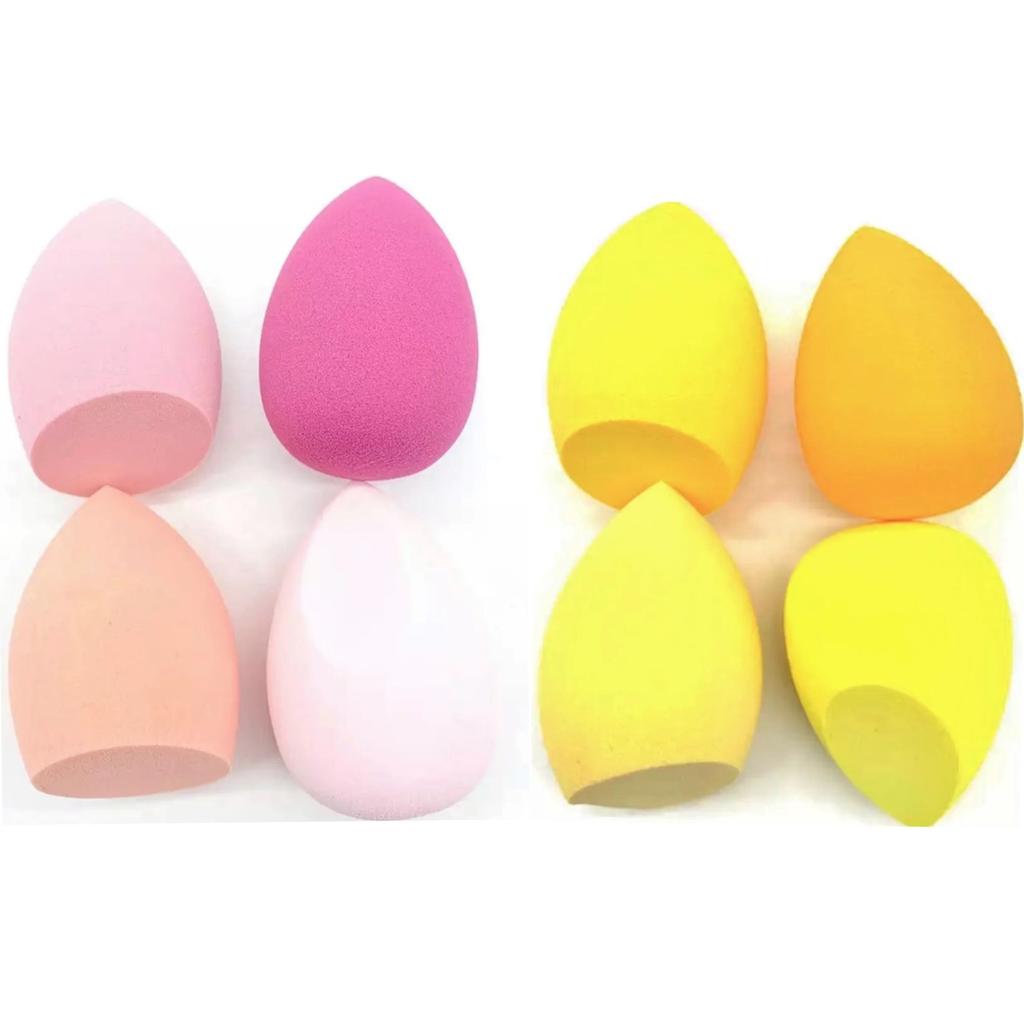 4 или 8 шт. Пуховка для макияжа, спонж, косметика, пудра, тональный крем, блендер, набор инструментов для макияжа для женщин(Нет коробки)
