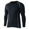 Otafuku Gloves Body Toughness Warm Compression Power Stretch Long Sleeve Crew Neck Shirt Size L JW-174 Black,