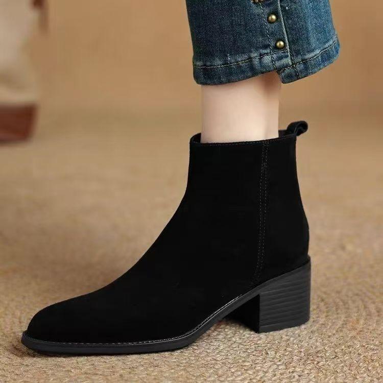 Женские легкие удобные толстая подошва холодные теплые утепленные снегоступы нескользящие износостойкие для улицы отдыха спорта остроносые хлопковые ботинки