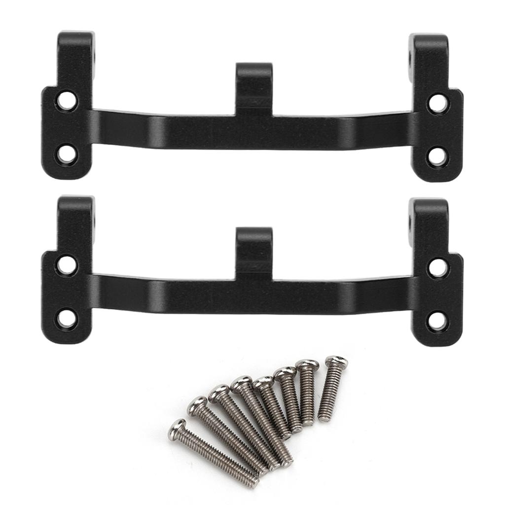 Крепления передней и задней тяги из алюминиевого сплава, подходят для MN D90 MN 99 MN 91 FJ 45, детали для апгрейда(Черный 1 шт. )