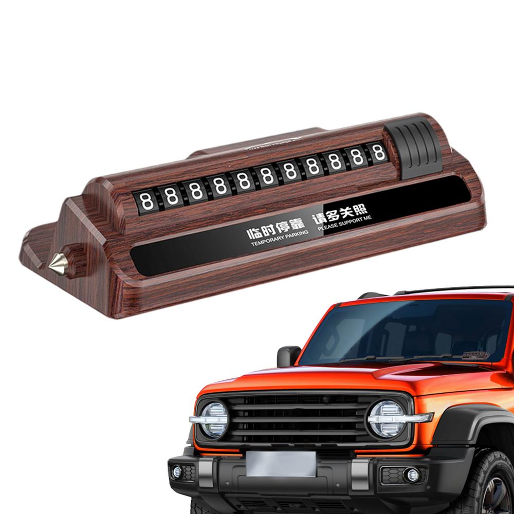 Временная парковочная табличка для автомобиля, стоп-номерной знак, автомобильный молоток безопасности, автомобильный держатель для телефона, временный стоп-знак для приборной панели