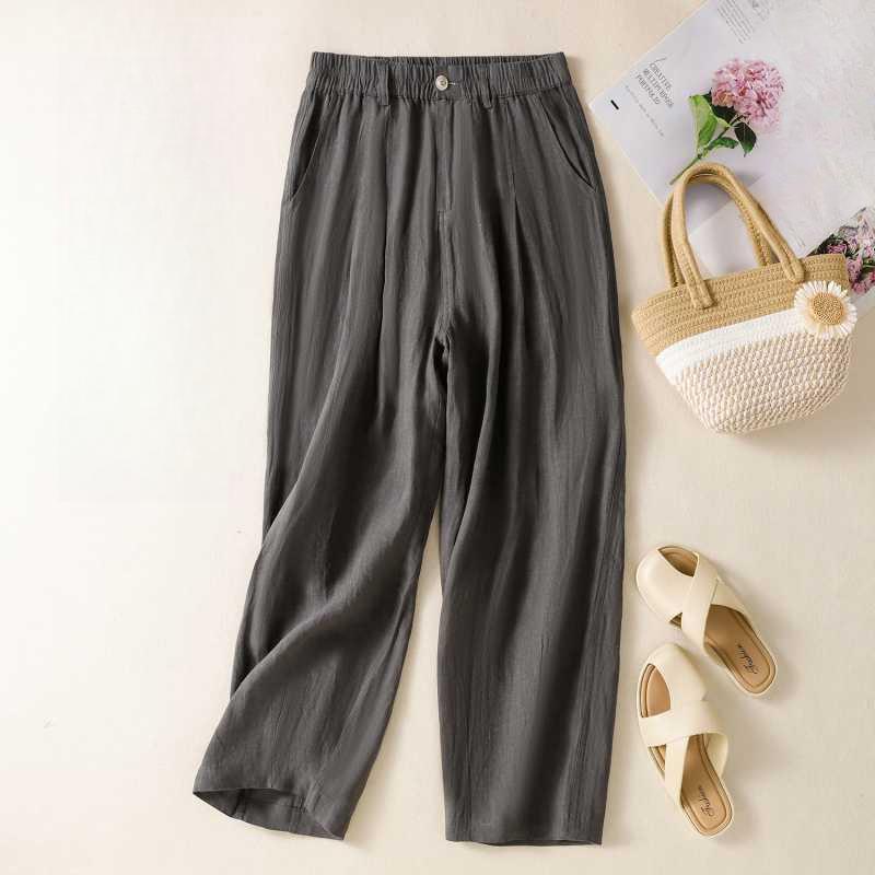 Women's Neutral Tone Wide Leg Pants