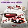 Flamengo football soccer Pattern Bedding,Quilt Set Quilt Cover Pillowcase Home Birthday Gift (1*duvet cover+2*pillowcase,without core)