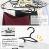 Set of 40 Ultra-Slim Collar Hangers [Shinko Hanger Official] Reverse Shirt Hangers | Prevents Stretching and Leaves No Marks | Simple, Slim, Space-Sav