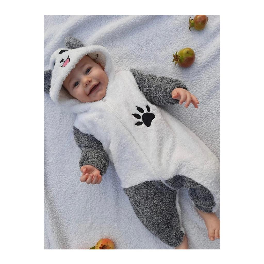 Welsoft плюшевый унисекс зимний детский спальный мешок с пандой на молнии