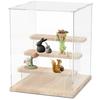 3/4 Layers Acrylic Display Rack Transparent Ladder Showcase Anime Car Model Blind Collectible Box Doll Showing Cabinet