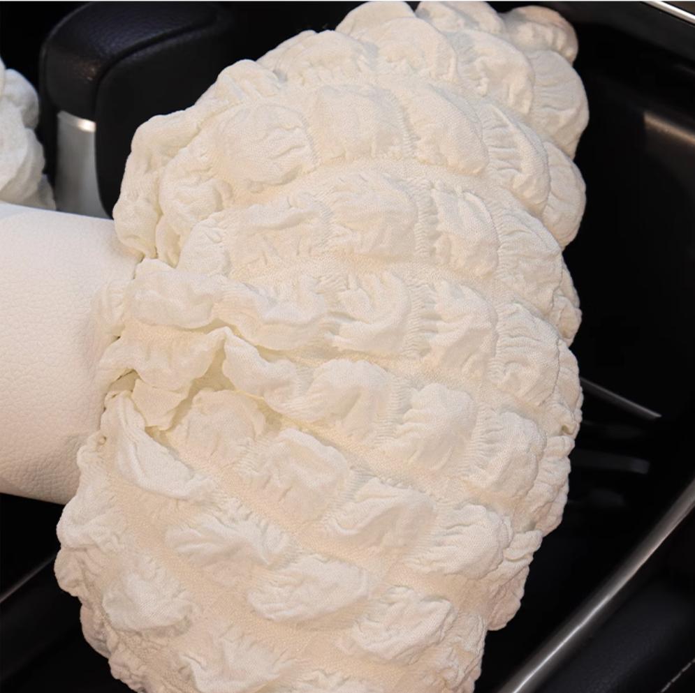 New Cute Cartoon Cloud Universal Car Neck Pillow Four Seasons Soft Puff Auto Seat Headrest Waist Support Car Accessories Decro