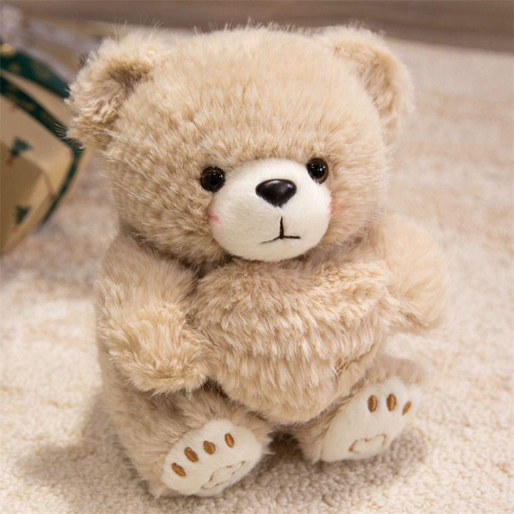 Holding Love Stuffed Bear Doll Big Paw Animal Plush Doll Bear Plush Toy  Birthday Party Decor