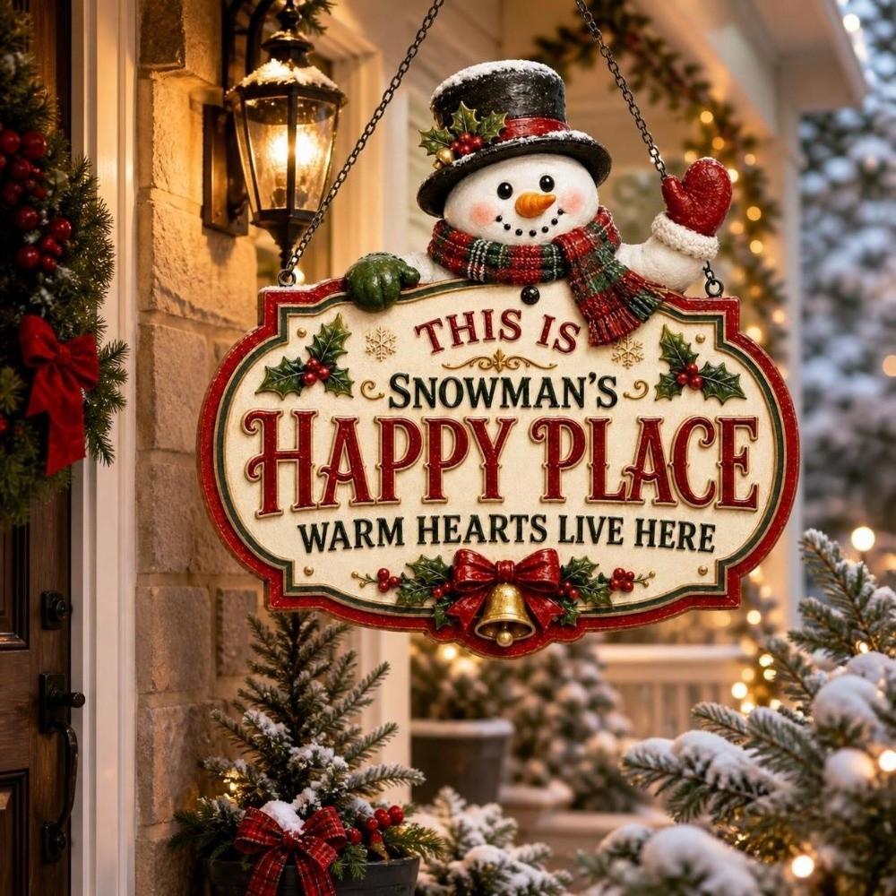 Wooden Christmas Hanging Sign Santa Claus Xmas Ornaments Festive Christmas Decoration Sign Mantel