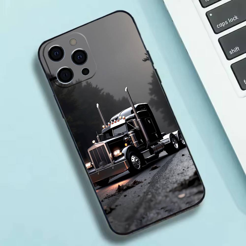 Cool Heavy Truck Car Phone Case Silicone Soft For IPhone 17 16 15 14 13 12 11 X XR Plus Pro Max Plus