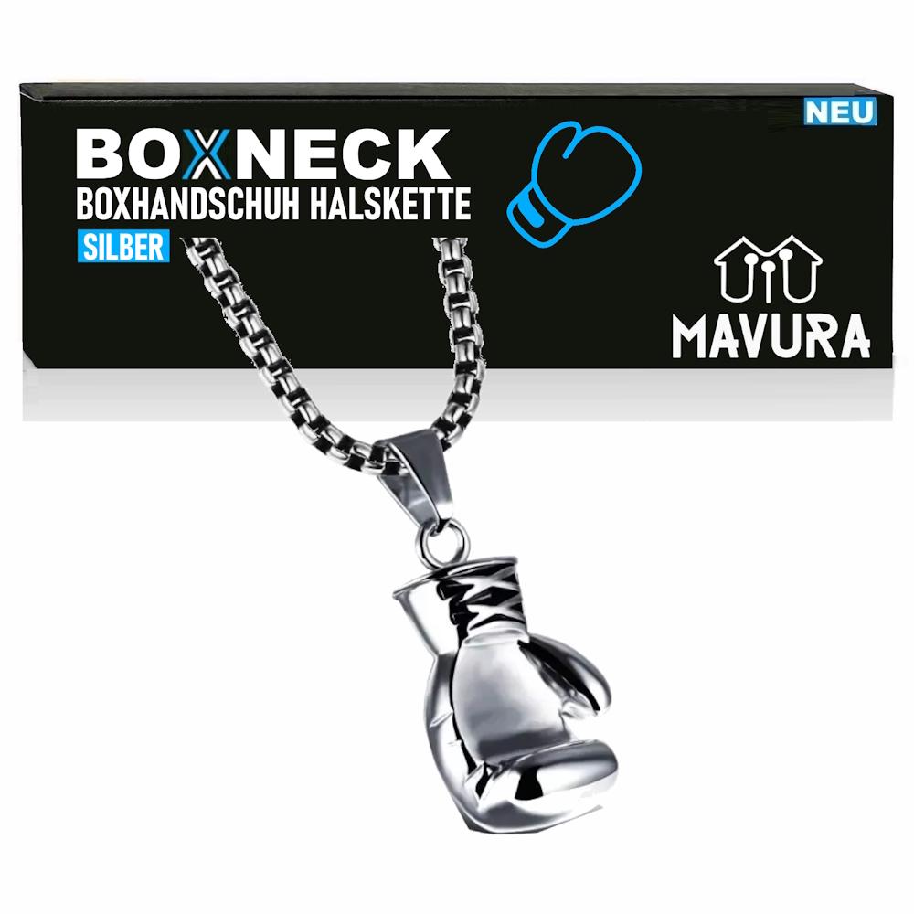 Ожерелье из боксерской перчатки BOXNECK из нержавеющей стали в стиле панк-рок, серебро/золото