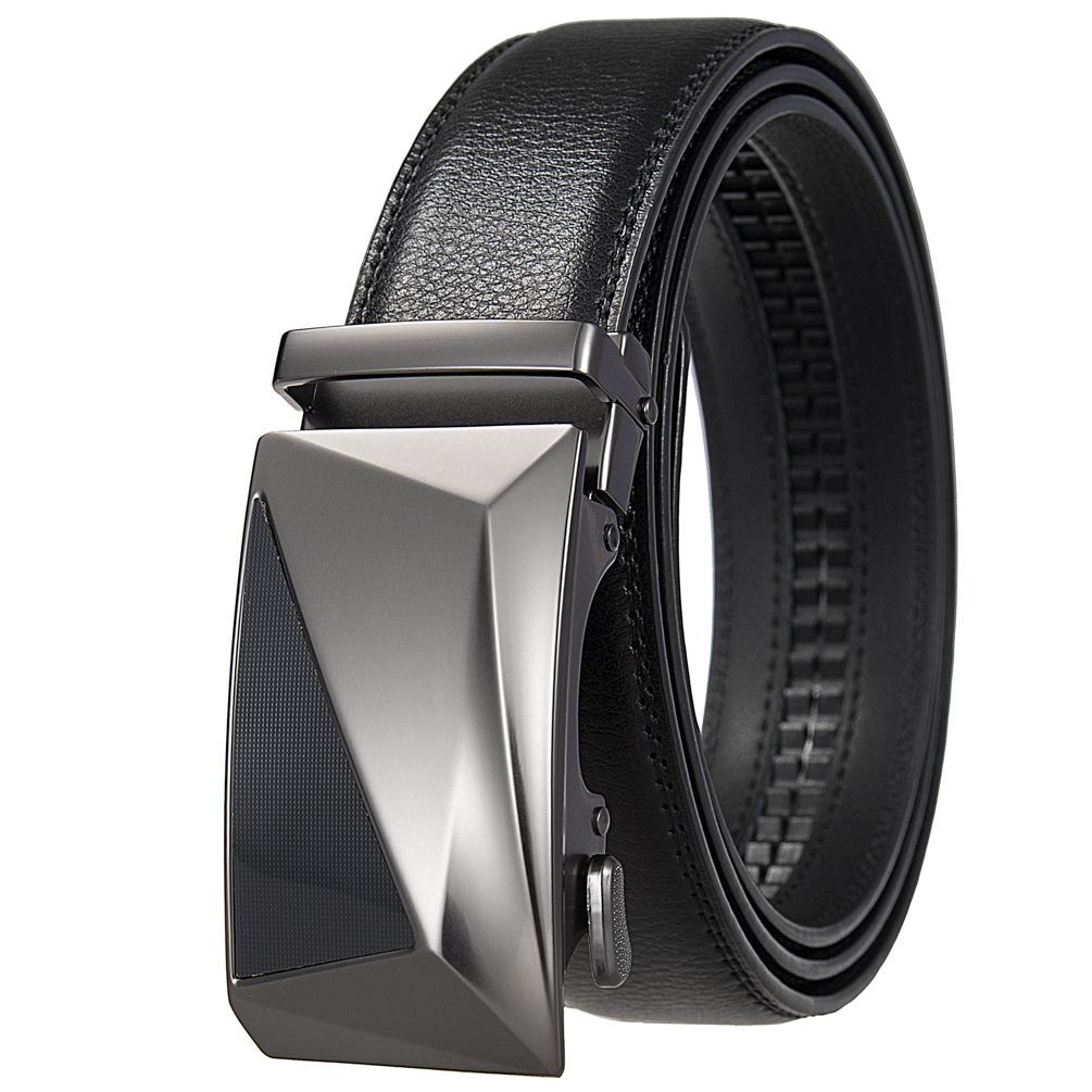 Ремень мужской, ремень с автоматической пряжкой, мужской ремень повседневный ремень Ly36-24983-1